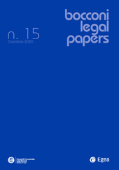Fascicule, Bocconi Legal Papers : 15, 15, 2020, Egea