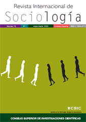 Fascicule, Revista internacional de sociología : 78, 1, 2020, CSIC, Consejo Superior de Investigaciones Científicas