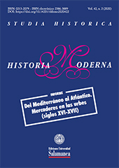Artículo, Mercaderes en las urbes : los Soprani, genoveses gaditanos en España y en América, Ediciones Universidad de Salamanca