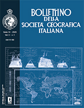 Fascicule, Bollettino della Società Geografica Italiana : 3, 1, 2020, Firenze University Press