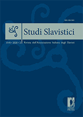Fascículo, Studi slavistici : rivista dell'associazione italiana degli Slavisti : XVII, 2, 2020, Firenze University Press