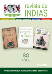 Fascicule, Revista de Indias : LXXX, 280, 3, 2020, CSIC, Consejo Superior de Investigaciones Científicas