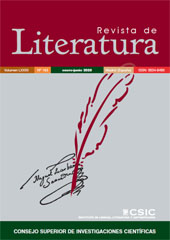 Issue, Revista de literatura : LXXXII, 163, 1, 2020, CSIC, Consejo Superior de Investigaciones Científicas