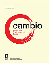 Fascículo, Cambio : rivista sulle trasformazioni sociali : 20, 1, 2020, Firenze University Press