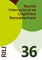 Issue, Revista Internacional de Lingüística Iberoamericana : 36, 2, 2020, Iberoamericana Vervuert