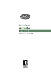 Fascicule, Reti Medievali : Rivista : 21, 2, 2020, Firenze University Press