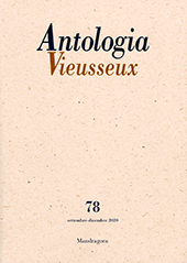 Heft, Antologia Vieusseux : XXVI, 78, 2020, Mandragora