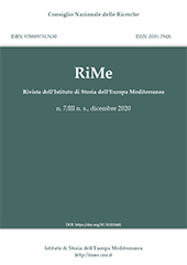 Issue, RiMe : rivista dell'lstituto di Storia dell'Europa Mediterranea : 7 nuova serie, III, 2020, ISEM - Istituto di Storia dell'Europa Mediterranea