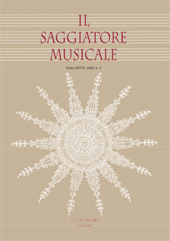 Fascículo, Il saggiatore musicale : rivista semestrale di musicologia : XXVII, 2, 2020, L.S. Olschki
