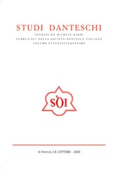 Issue, Studi danteschi : LXXXV, 2020, Le lettere