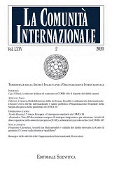 Article, Le misure italiane di contrasto al COVID-19 e il rispetto dei diritti umani, Editoriale scientifica