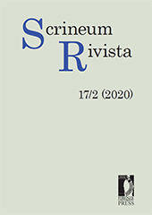 Fascicolo, Scrineum : rivista : 17, 2, 2020, Firenze University Press