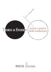 Revista, Testo a fronte : teoria e pratica della traduzione, L.S. Olschki