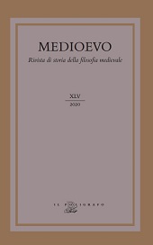 Fascicolo, Medioevo : rivista di storia della filosofia medievale : XLV, 2020, Il poligrafo