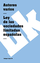 eBook, Ley de las sociedades limitadas españolas, Linkgua