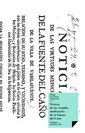 E-book, Noticia de las virtudes medicinales de la Fuente del Caño de la villa de Babilafuente, Torres Villarroel, Diego de, 1693?-1770, Linkgua Ediciones
