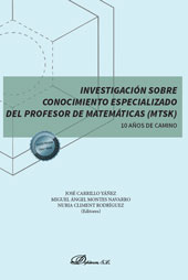 eBook, Investigación sobre conocimiento especializado del profesor de matemáticas (MTSK) : 10 años de camino, Dykinson