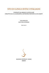 Fascicolo, Studi linguistici italiani : 2, 2020, Salerno