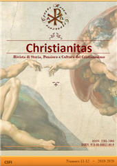 Heft, Christianitas : rivista di Storia, Pensiero e Cultura del Cristianesimo : 11/12, 2019/2020, Centro Studi Femininum Ingenium