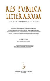 Article, 'Eloquentiae praefulgidum lumen' : Gregorio di Nazianzio nella traduzione di Rufino di Aquileia, Salerno