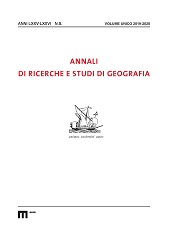 Revista, Annali di ricerche e studi di geografia, EUM-Edizioni Università di Macerata