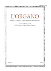 Fascículo, L'Organo : rivista di cultura organaria e organistica : LII, 2020, Pàtron