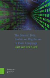 E-book, The General Data Protection Regulation in Plain Language, Amsterdam University Press