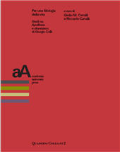 eBook, Per una filologia della vita : studi su Apollineo e dionisiaco di Giorgio Colli, Accademia University Press