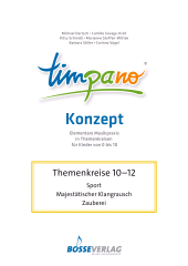 E-book, TIMPANO - Drei Themenkreise im April: Sport / Majestätischer Klangrausch / Zauberei : Drei Themenkreise im April -Elementare Musikpraxis in Themenkreisen für Kinder von 0 bis 10, Bärenreiter-Verlag
