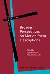 eBook, Broader Perspectives on Motion Event Descriptions, John Benjamins Publishing Company