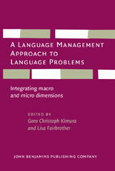 eBook, A Language Management Approach to Language Problems, John Benjamins Publishing Company