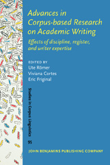 E-book, Advances in Corpus-based Research on Academic Writing, John Benjamins Publishing Company