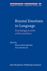 E-book, Beyond Emotions in Language, John Benjamins Publishing Company