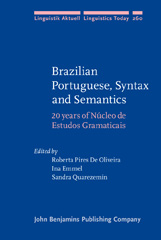 E-book, Brazilian Portuguese, Syntax and Semantics, John Benjamins Publishing Company