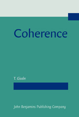 E-book, Coherence, John Benjamins Publishing Company