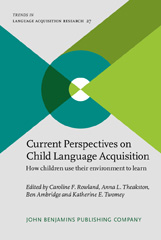 E-book, Current Perspectives on Child Language Acquisition, John Benjamins Publishing Company