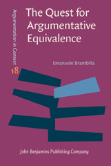 E-book, The Quest for Argumentative Equivalence, Brambilla, Emanuele, John Benjamins Publishing Company