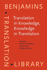eBook, Translation in Knowledge, Knowledge in Translation, John Benjamins Publishing Company
