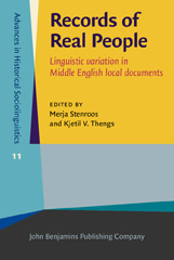 E-book, Records of Real People, John Benjamins Publishing Company