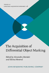 E-book, The Acquisition of Differential Object Marking, John Benjamins Publishing Company