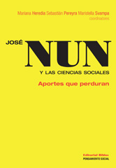 E-book, José Nun y las ciencias sociales : aportes que perduran, Svampa, Maristella, Editorial Biblos