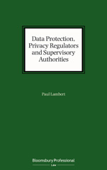 eBook, Data Protection, Privacy Regulators and Supervisory Authorities, Bloomsbury Publishing