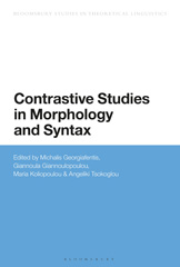 E-book, Contrastive Studies in Morphology and Syntax, Bloomsbury Publishing