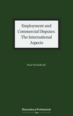 eBook, Employment and Commercial Disputes : The International Aspects, Bloomsbury Publishing