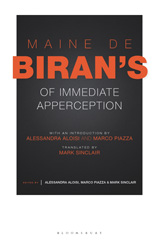 eBook, Maine de Biran's 'Of Immediate Apperception', Biran, Maine de., Bloomsbury Publishing