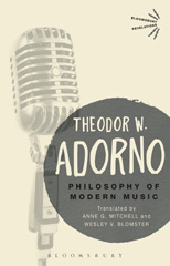 E-book, Philosophy of Modern Music, Adorno, Theodor W., Bloomsbury Publishing