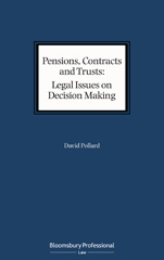 E-book, Pensions, Contracts and Trusts : Legal Issues on Decision Making, Bloomsbury Publishing
