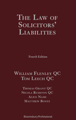 E-book, The Law of Solicitors' Liabilities, Bloomsbury Publishing