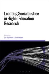 eBook, Locating Social Justice in Higher Education Research, Bloomsbury Publishing
