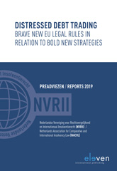 E-book, Distressed Debt Trading : Brave New EU Legal Rules in Relation to Bold New Strategies, Koninklijke Boom uitgevers